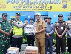 Pastikan Kondusifitas, Bupati Boyolali Tinjau Pos Pengamanan Lebaran 2026