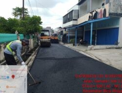 Hampir 10 Tahun Terbengkalai, Jalan Teluk Leok Rumbai Timur Akhirnya Diaspal Pemkot Pekanbaru