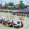 Lomba Dayung Tradisional Desa Klidang Lor Gaet Wisatawan Luar Kabupaten Batang