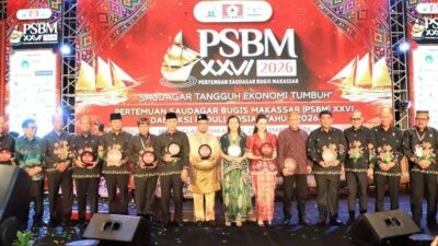 Pertemuan Saudagar Bugis-Makassar (PSBM) XXVI di Ballroom Hotel Claro Makassar, Kamis (26/3/2026). Foto: dokumentasi
