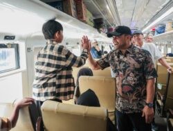Hemat Ongkos Usai Lebaran, Gubernur Ahmad Luthfi Lepas Balik Rantau Gratis dari Stasiun Tawang