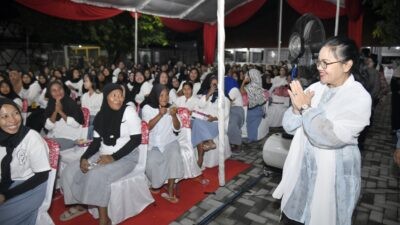 Wali Kota Semarang, Agustina Wilujeng Pramestuti menghadiri Tarling di Lapas Perempuan Kelas II-A Bulu Semarang. (dok Pemkot Semarang)
