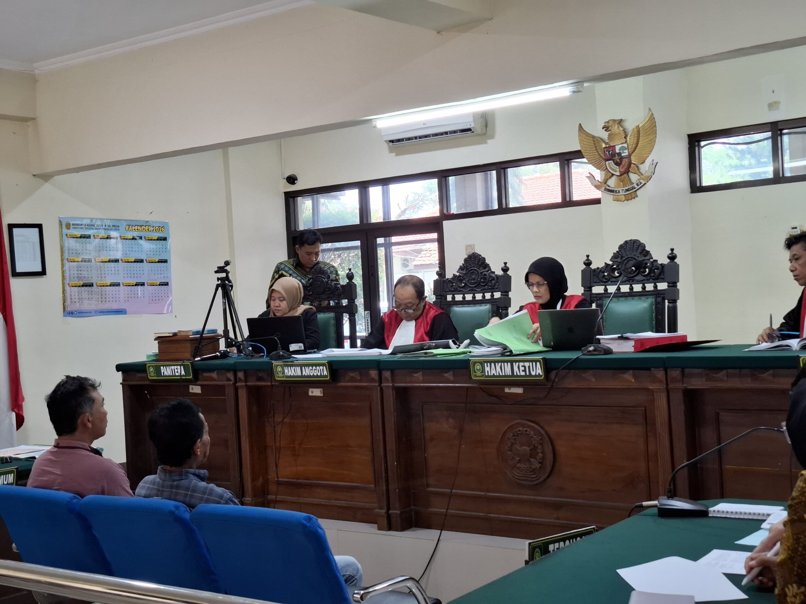 Sidang Sengketa Tanah Sulistyowati menghadirkan dua saksi di Pengadilan Negeri Semarang. (dok Istimewa)