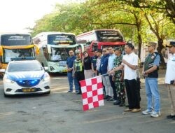 Pemkab Pati Berangkatkan 16 Bus Program Mudik Gratis