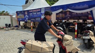 Program Angkutan Motor Gratis (Motis) Lebaran 2026 di wilayah Daop 4 Semarang angkut ribuan unit. (dok KAI)