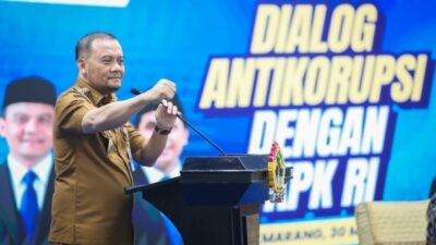 Gubernur Jawa Tengah Ahmad Luthfi di gedung Gradhika Bhakti Praja, Kota Semarang pada Senin (30/3/2026).