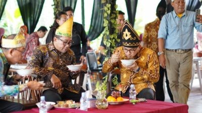 Wakil Wali Kota Semarang, Iswar Aminuddin saat menghadiri Halalbihalal Kerukunan Bubuhan Banjar (KBB) Provinsi Jawa Tengah di Semarang, Sabtu (11/4/2026). Foto: Muso/Lingkar.co