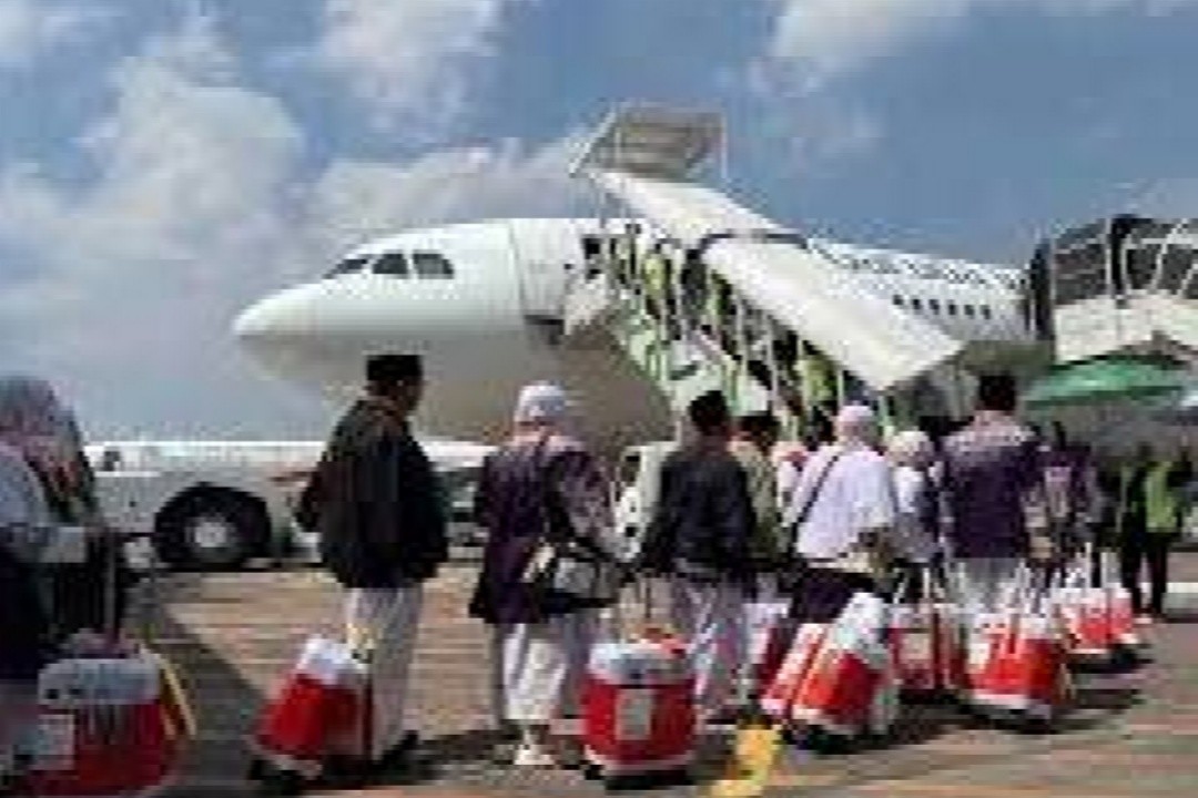 Pemberangkatan jamaah haji Indonesia Foto: Garuda Indonesia