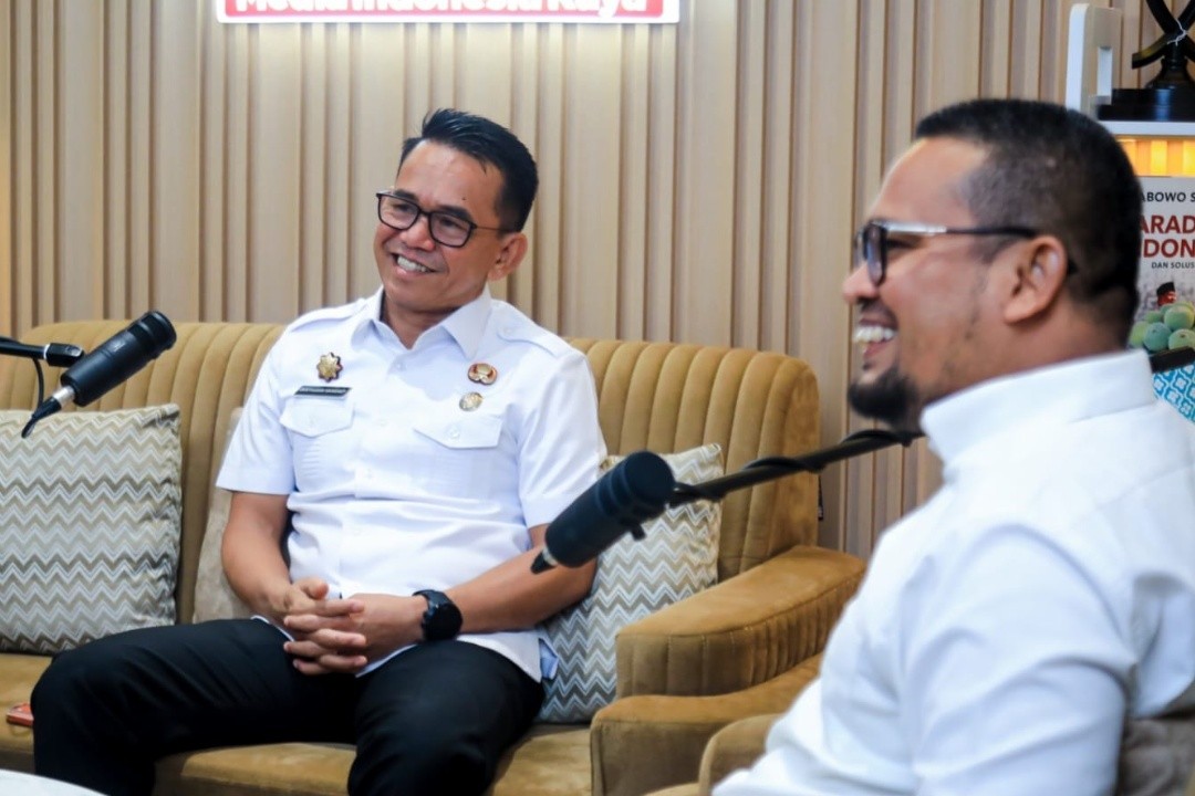 Wakil Wali Kota Medan, Zakiyuddin Harahap dalam sebuah podcast. Foto: dokumentasi/istimewa