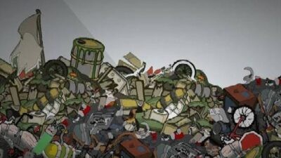 Ilustrasi sampah menggunung. Foto: istimewa
