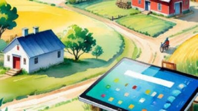 Ilustrasi digitalisasi desa. Foto: istimewa
