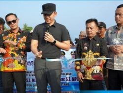 Resmikan Jalan Lubuk Dalam-Way Urang, Dorong Perekonomian Kawasan Wisata Batu Rame,