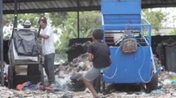 Salah satu lokasi pengelolaan sampah di kota Bandung. Foto: dokumentasi