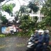 Hujan Deras Disertai Angin Melanda Kota Bandung Akibatkan 31 Pohon Tumbang, 2 baliho Roboh dan 1 Tanggul Jebol