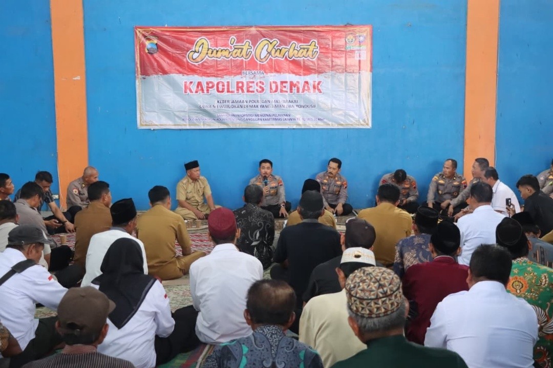 Polres Demak menggelar penyuluhan masyarakat di Desa Katonsari, Kecamatan Demak, Selasa (7/4/2026). Foto: dokumentasi
