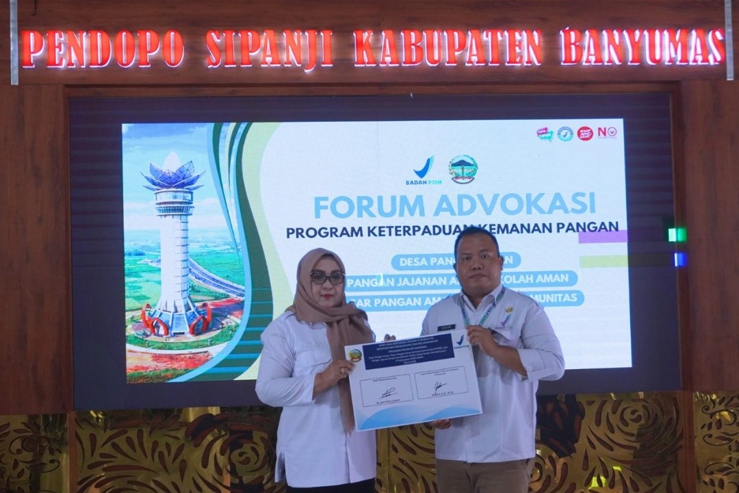 Wakil Bupati Banyumas, Dwi Asih Lintarti saat menghadiri Forum Advokasi Program Keterpaduan Keamanan Pangan tahun 2026 di Pendopo Si Panji, Kabupaten Banyumas, Jawa Tengah, Rabu (8/4/2026). Foto: dokumentasi