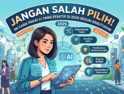 Jangan Salah Pilih! Ini Cara Pakai AI yang Efektif di 2026 Sesuai Kebutuhan