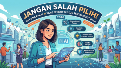 Ilustrasi penggunaam AI yang efektif. (dok Gemini)