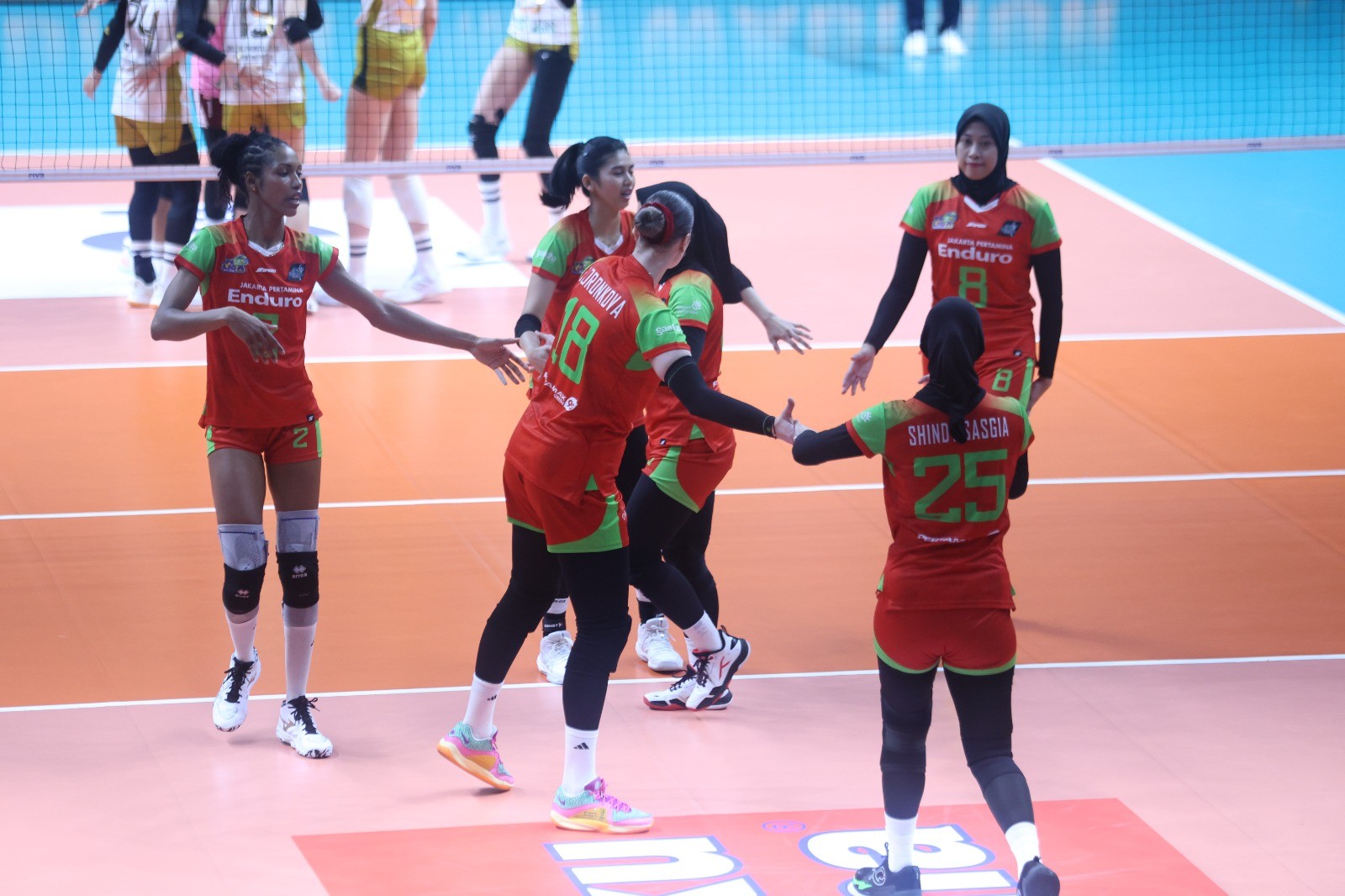 Jakarta Pertamina Enduro berhasil mengamankan gelar juara putaran pertama final four Proliga 2026. (dok Proliga 2026)