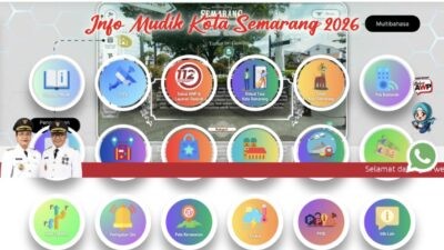 Pemkot Semarang menghadirkan layanan informasi digital bagi masyarakat melalui portal Info Mudik 2026. (dok Pemkot Semarang)