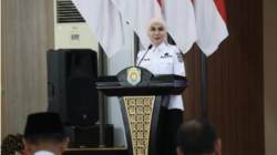 Bupati Kendal Dyah Kartika Permanasari saat menyampaikan sambutan pembukaan Musrenbang RKPD Kabupaten Kendal 2027. Foto: dokumentasi