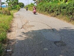 Warga Resah, Jalan Guyangan-Jetak Pati Rusak Parah