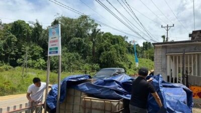 Direktorat Reserse Kriminal Khusus (Ditreskrimsus) Polda Sulawesi Tengah mengungkap dugaan tindak pidana penyalahgunaan pengangkutan dan/atau niaga bahan bakar minyak (BBM) bersubsidi jenis bio solar di Kabupaten Morowali Utara. (dok Istimewa)