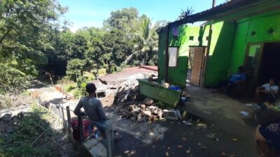 Longsor di wilayah RT 1/RW 2, Kelurahan Pakintelan, Kecamatan Gunungpati, Kota Semarang. (dok Istimewa)