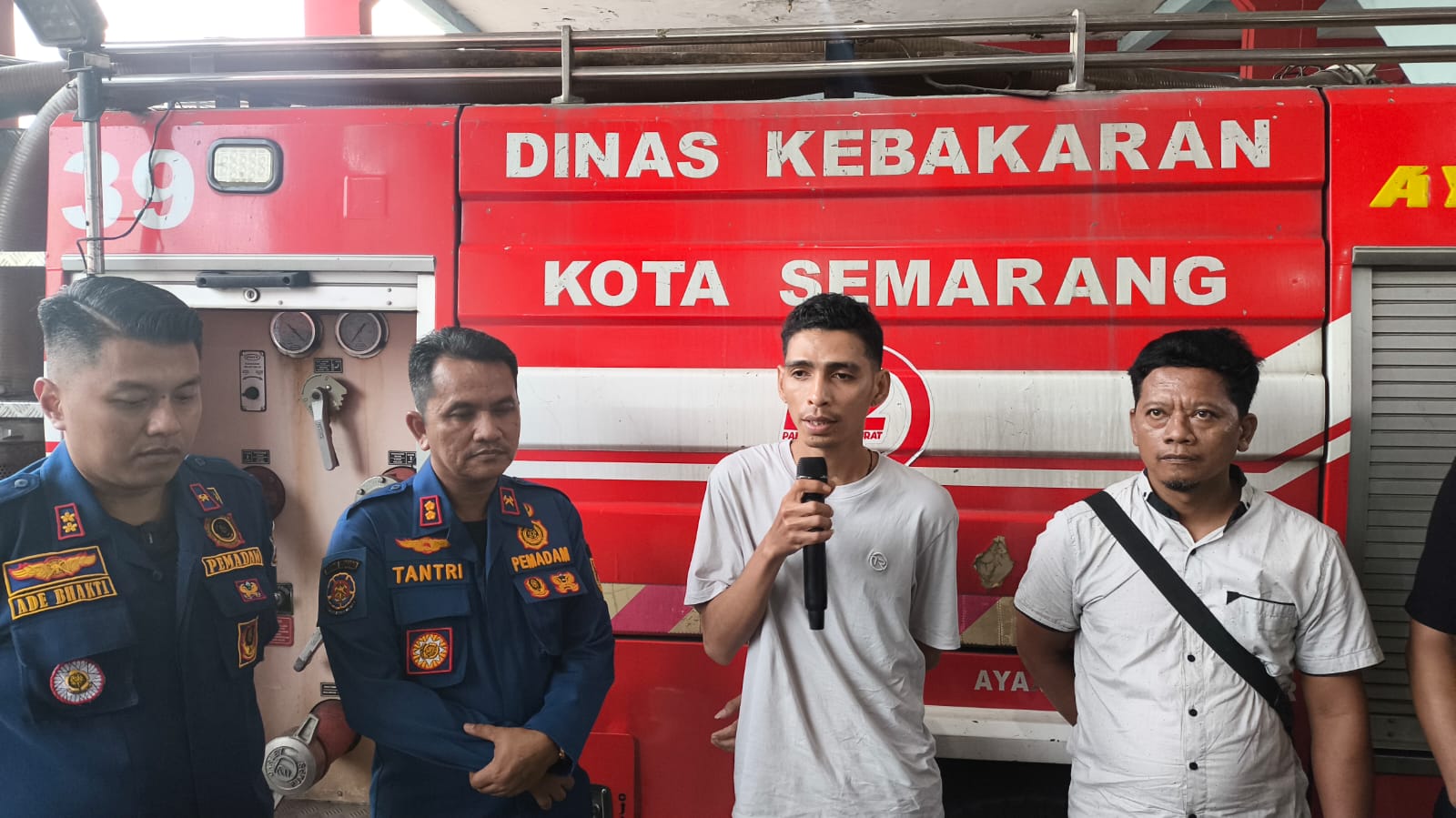 Damkar Semarang lanjutkan proses hukum pelaku order fiktif. (dok Alan Henry)