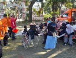 Tingkatkan Kesiapsiagaan, Disabilitas di Semarang Dilibatkan dalam Simulasi Bencana