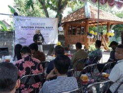 Resmikan Gazebo Pojok Baca, Wabup Bantul; Budaya Literasi Bentuk Masyarakat Kritis, Kreatif dan Berdaya Saing