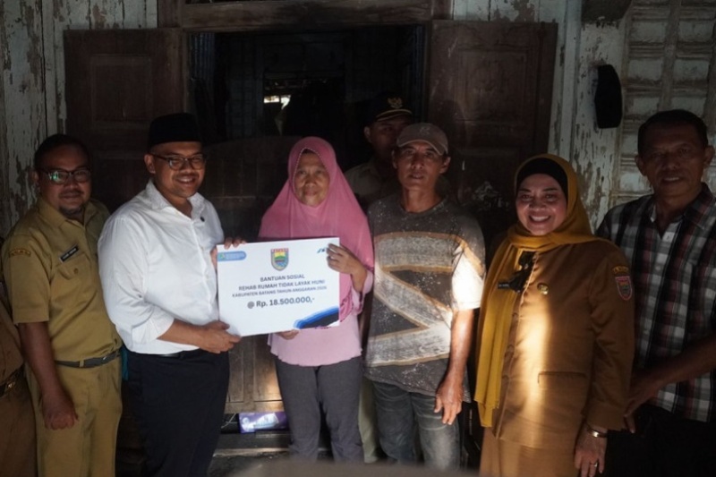 Prihatin Banyak Rumah Warga Batang Tidak Layak Huni, Faiz Gencarkan Program RTLH
