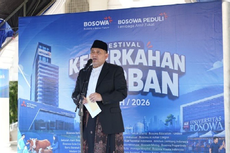 Kolaborasi Festival dan Iduladha, Bosowa Peduli Salurkan 98 Sapi dan 37 Ekor Kambing