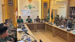 Pembekalan Calon Peserta Susbanpim VIII utusan Satkorwil Banser Jawa Tengah di gedung PWNU Jateng, jl. dr. Cipto 180 Kota Semarang,, Rabu (6/5/2026) petang. Foto: dokumentasi