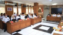Audiensi dan konsultasi persiapan pelaksanaan program demplot pertanian Pemkab Magelang di Kantor Bupati Magelang, Jawa Tengah, Rabu (6/5/2026). Foto: dokumentasi