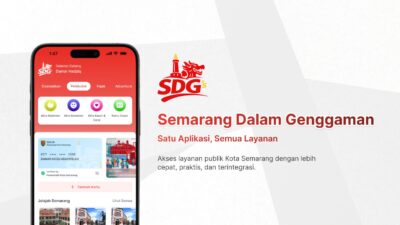 Transformasi layanan publik berbasis digital melalui aplikasi “Semarang Dalam Genggaman Saya” (SDGs). (dok Pemkot Semarang)