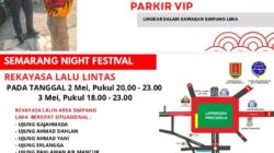 Pemkot Semarang lakukan pengalihan arus dalam rangka mendukung kelancaran pelaksanaan Semarang Night Carnival (SNC) 2026. (dok Pemkot Semarang)